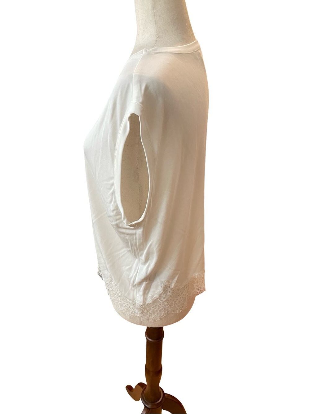 RAG & BONE Creamy White Lace Shell - Picture 7 of 12